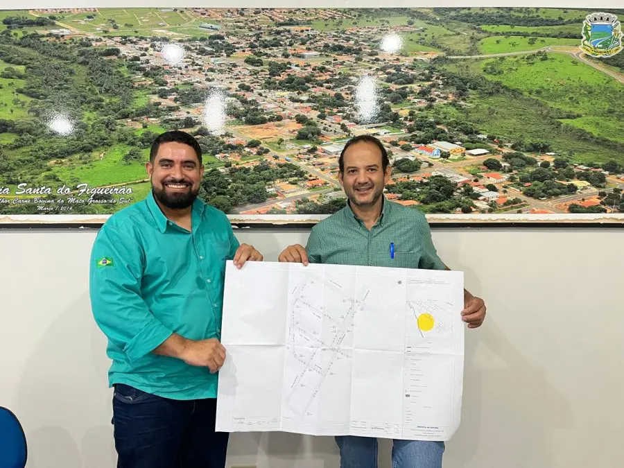 Avanços em Infraestrutura: vice-prefeito de Figueirão recebe empresa para início de Obras de Redes de Esgoto